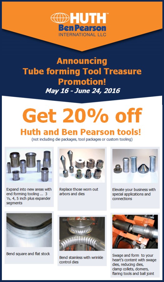 Huth and Ben Pearson Tools Promo